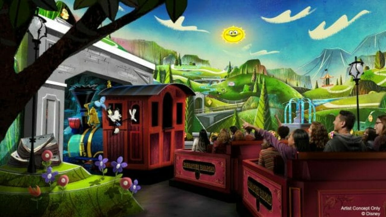 DLR/WDW - Mickey & Minnie's Runaway Railway - D-Tech Mickey