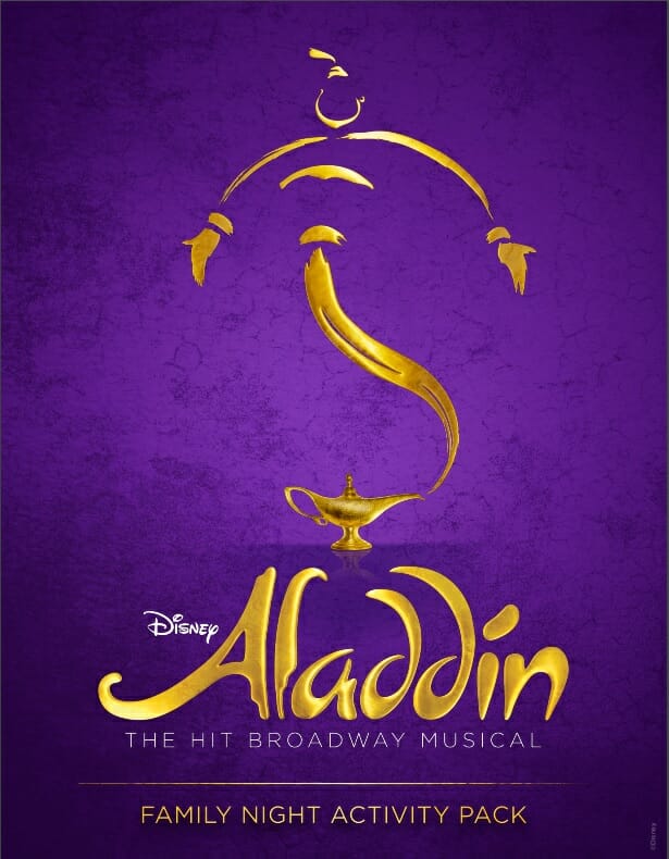 Aladdin Family Night Activity Pack