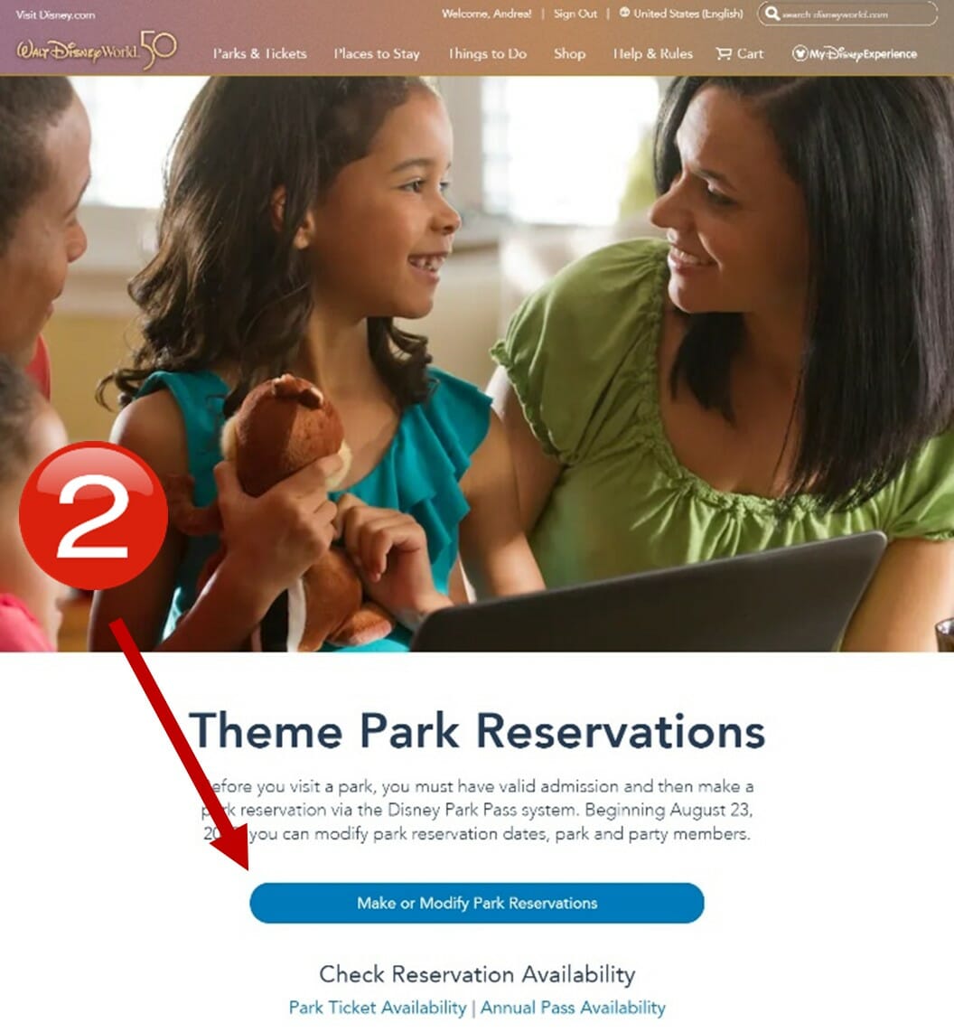 Disney Park Pass: How to Make & Modify Disney World Park