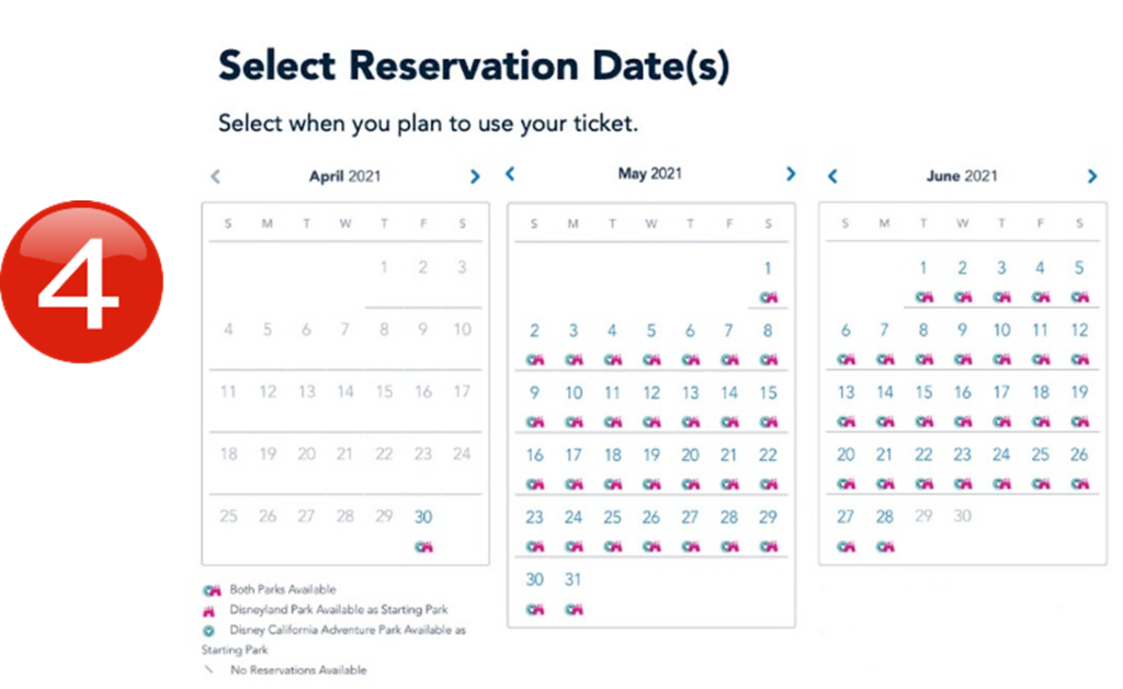 Select Reservation Date