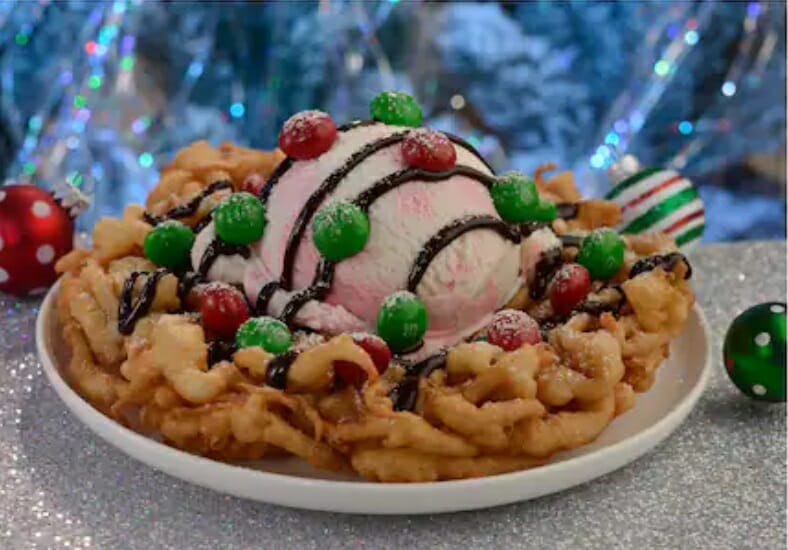 Funnel Cake Sundae My Mickey Vacation Travel