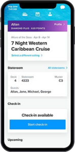RCCL APP Makes CHECK IN FASTER